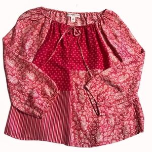 Josephine Chais Silk Pink Spring Blouse